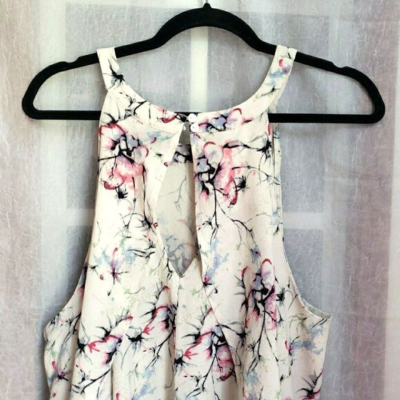 Torrid Women's Top Size 2 US 2XL Floral Keyhole Back Sleeveless Feminine - Picture 5 of 10